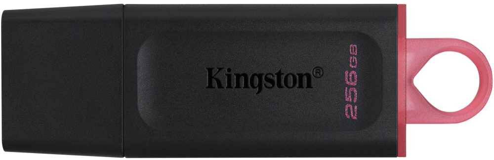 Флеш Диск Kingston 256Gb DataTraveler Exodia DTX/256GB USB3.1 черный/красный