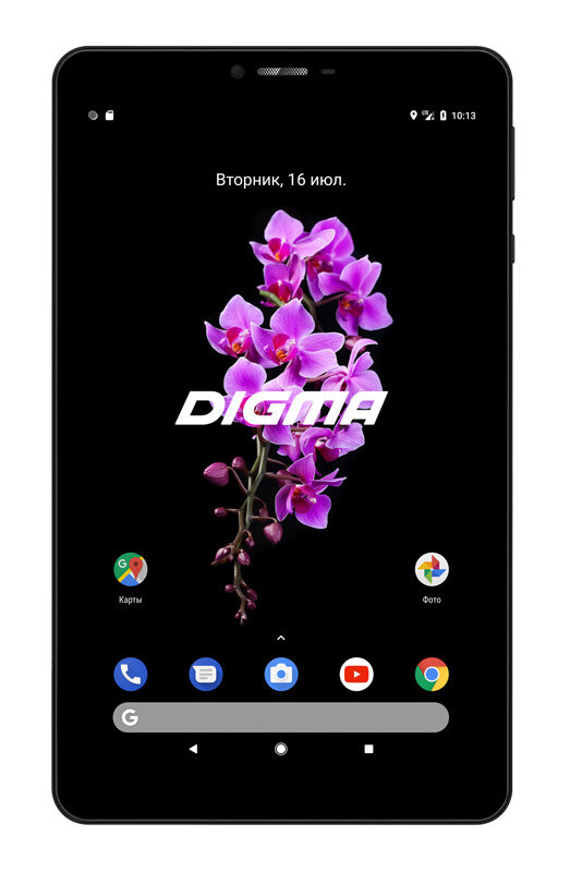 Планшет Digma CITI 8000 SC9863 (1.6) 8C/RAM4Gb/ROM64Gb 8" IPS 1920x1200/3G/4G/Android 9.0/черный/5Mpix/2Mpix/BT/GPS/WiFi/Touch/microSD 128Gb/minUSB/4000mAh