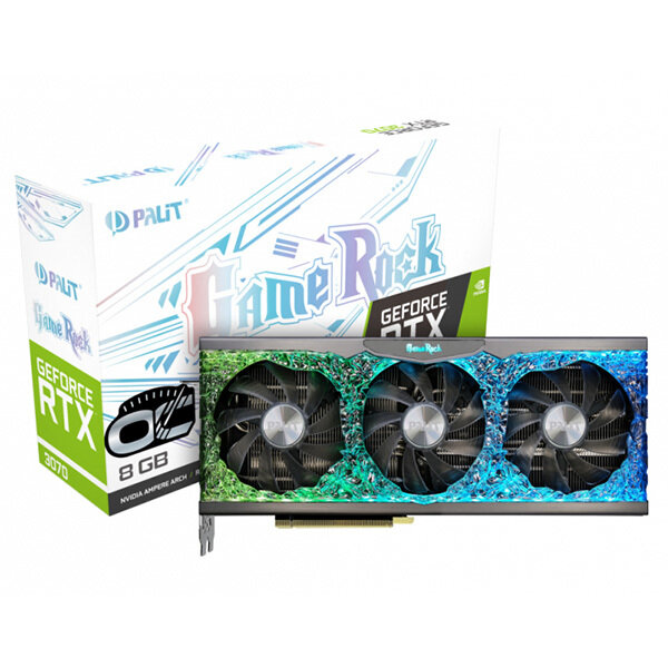 Видеокарта Palit GeForce RTX 3070 GameRock 8Gb NE63070019P2-1040G