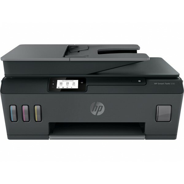 МФУ HP Smart Tank 530 AiO Printer (p/c/s, A4, 4800x1200dpi, CISS, 11(5)ppm, 1tray 100, ADF 35, USB2.0/Wi-Fi, 1y war, cartr. B 18K & 8K CMY in box)