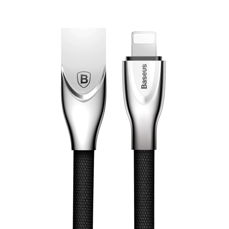 Baseus Кабель для Apple (Lightning) 1м Baseus Zinc alloy Black