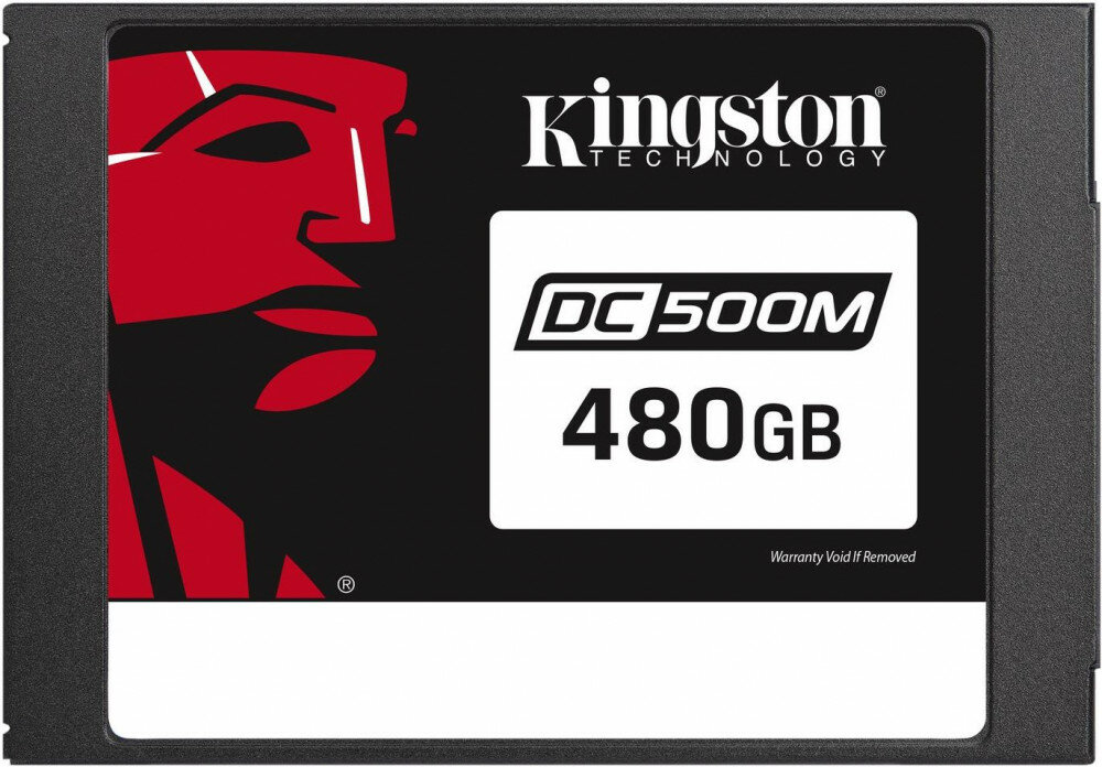 Твердотельный накопитель SSD 2.5" 480 Gb Kingston SEDC500M/480G Read 555Mb/s Write 520Mb/s 3D NAND TLC