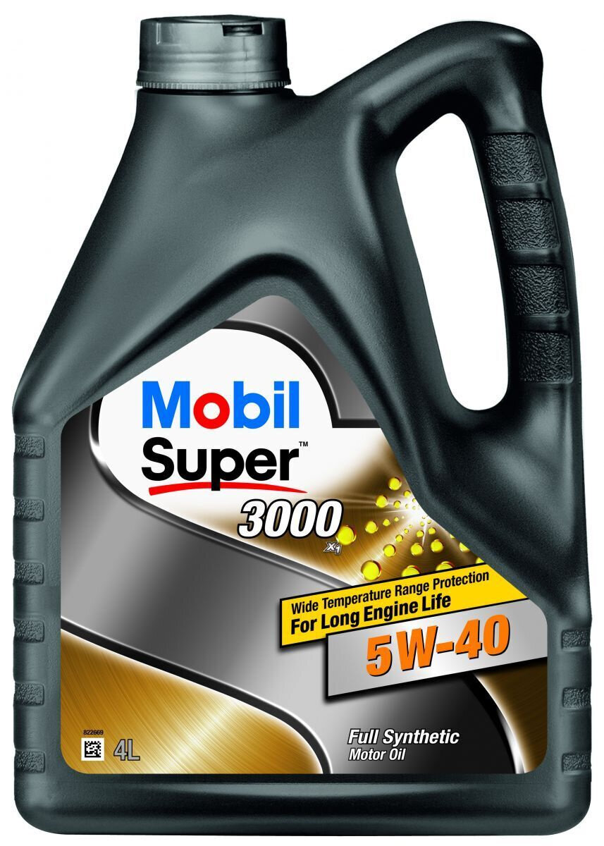 Моторное масло Mobil Super 3000 X1 5w40 4л
