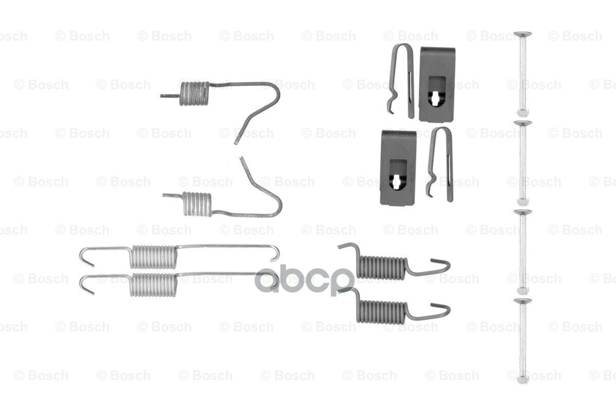 Комплект Монтажный Барабанных Тормозных Колодок | Зад Прав/Лев | Bosch арт. 1987475333