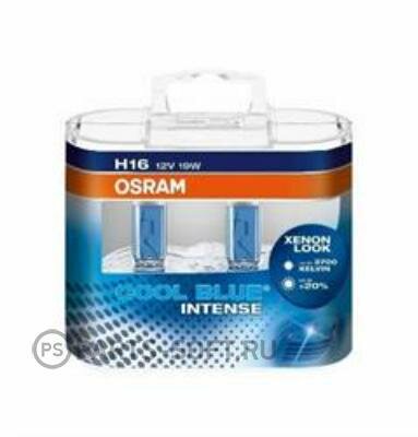 OSRAM 64219CBI-HCB Лампа 64219CBI H16 19W 12V PGJ19-3 10X2 COOL BLUE INTENSE