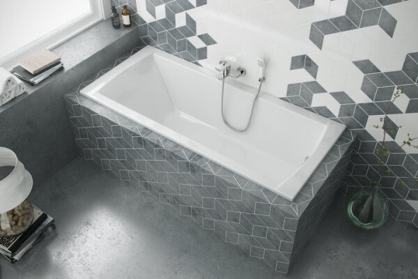 Прямоугольная акриловая ванна EXCELLENT Aquaria 140x70 см