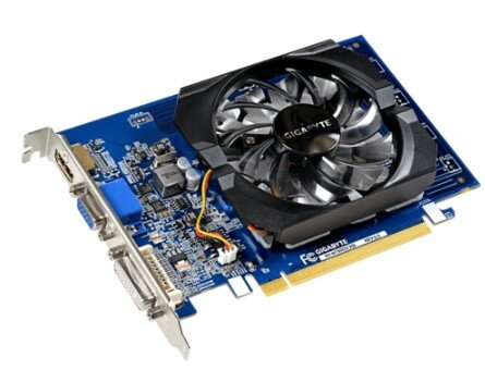 Gigabyte Видеокарта PCI-E nVidia GeForce GT730 2Gb 64bit DDR3 VGA DVI HDMI RTL GV-N730D3-2GI 3.0