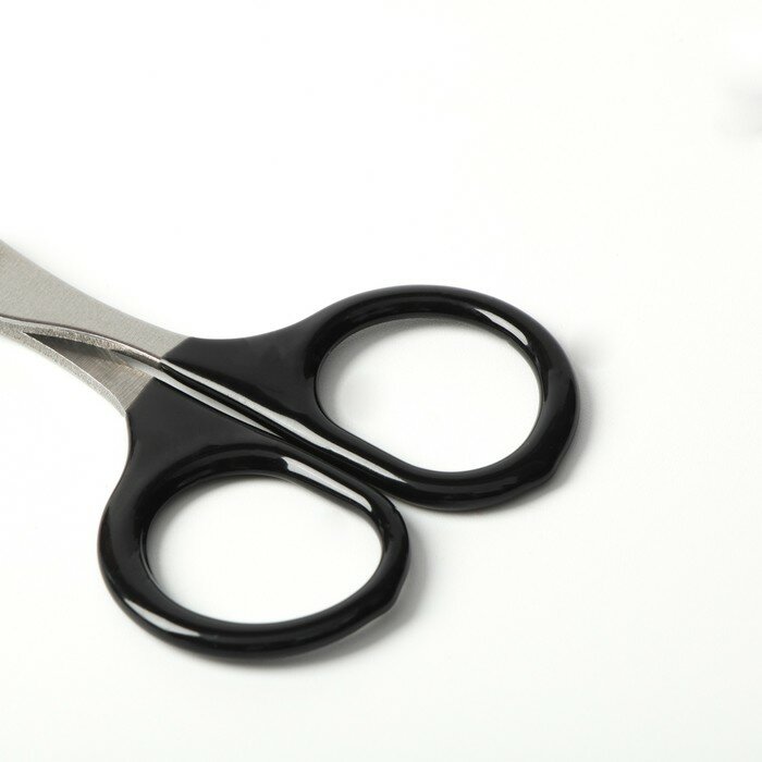 Ножницы-когтерезы с прорезиненными ручками, отверстие 6 мм, чёрные - фотография № 4