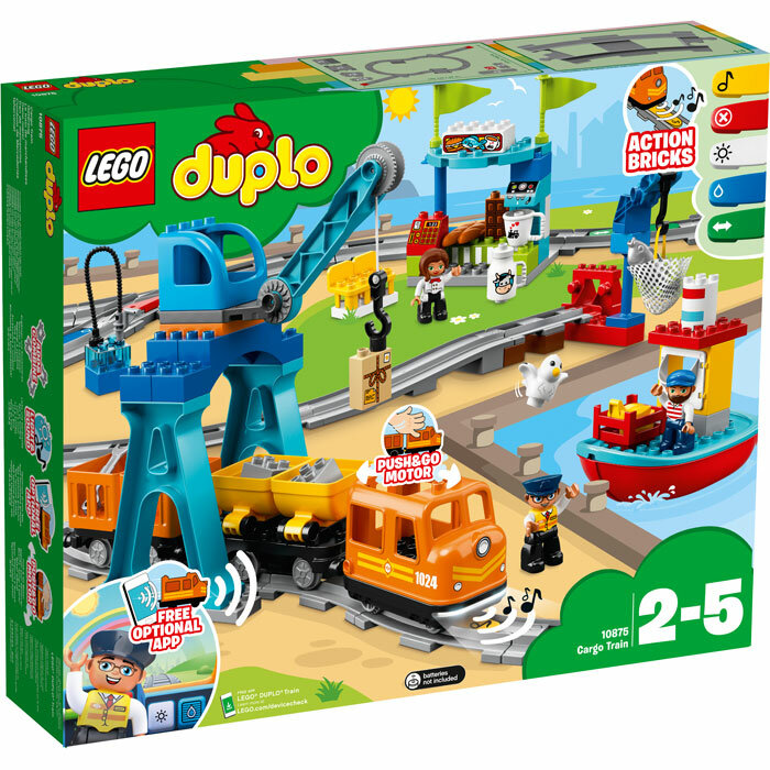 LEGO DUPLO Town "Грузовой поезд" 10875