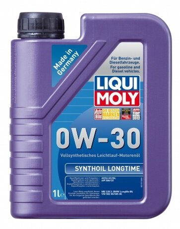 Моторное масло Liqui Moly Synthoil Longtime 0W30 синтетическое 1л