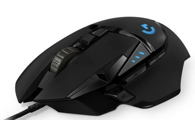 Мышь проводная Logitech G502 HERO, 16000dpi, USB, Черный, 910-005470