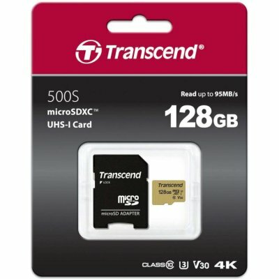 Карта памяти Transcend 128GB TS128GUSD500S