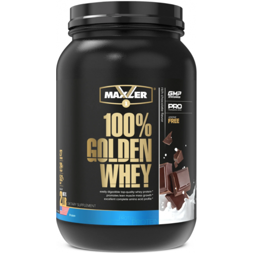 Maxler Протеин Maxler 100% Golden Whey (908 г) молочный шоколад