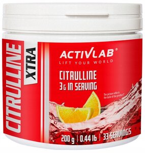 Фото Л-Цитруллин малат Activlab Citrulline Xtra, 200г (Лимон) Спортивное питание для мужчин и женщин, для потенции