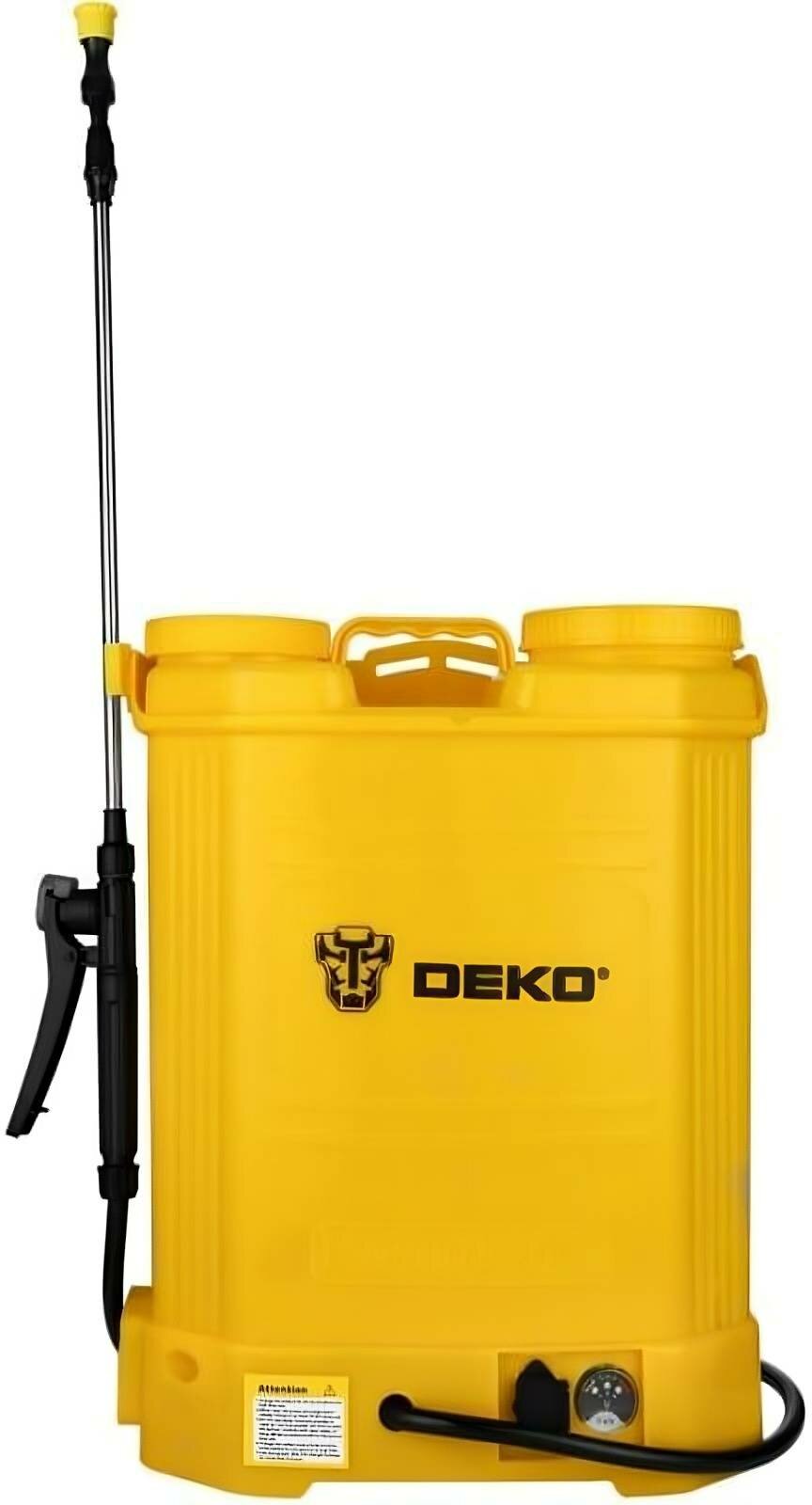 Опрыскиватель Deko DKSP10 желтый (065-0954)
