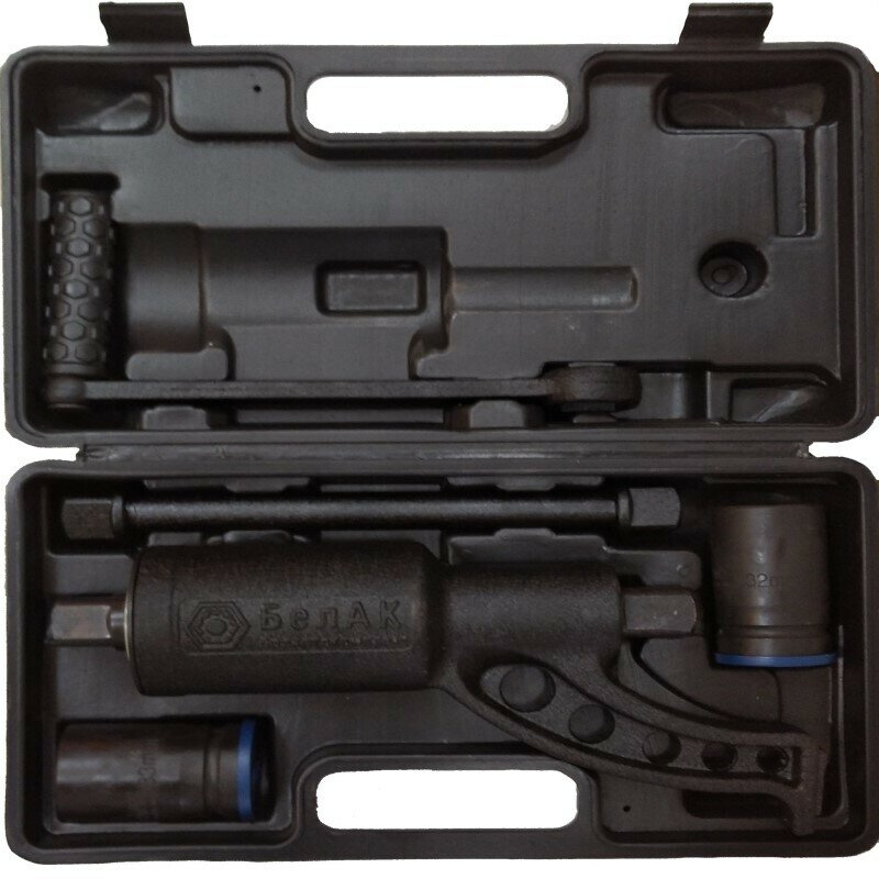 фото Гайковерт механический БелАК с головками 32мм и 33мм, в кейсе