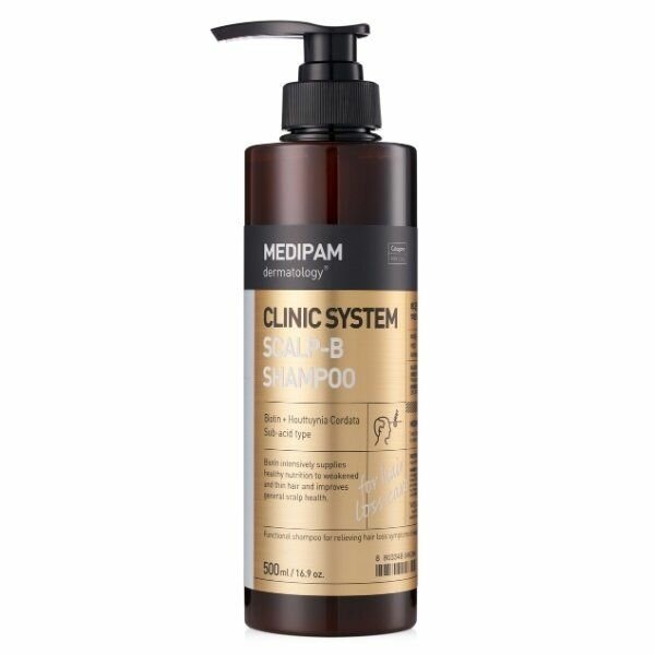 MEDIPAM Клиник систем Укрепляющий шампунь от выпадения волос Clinic System Scalp-B Shampoo 500мл