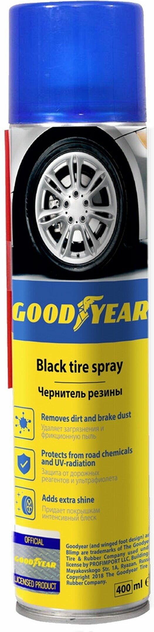 Чернитель резины GOODYEAR 400 мл