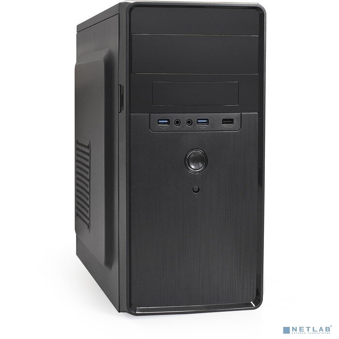 EXEGATE Корпуса Exegate EX286441RUS Корпус Minitower ExeGate BA-309U2-AA500 (mATX, БП AA500 с вент. 8см, 1*USB+2*USB3.0, HD аудио, черный) чёрный