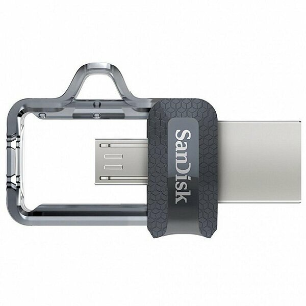 OTG флешка 128 ГБ SanDisk Ultra Dual Drive m3.0 с micro USB разъемом