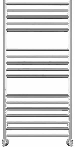 Terminus Полотенцесушитель водяной Terminus Альба П17 500*1045