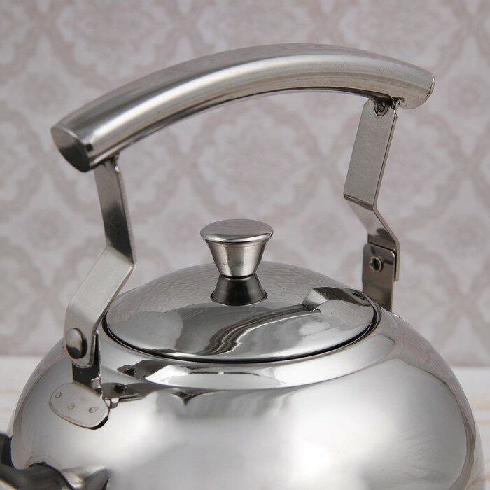 Чайник из нержавеющей стали «Жуан», 1 л, металлическое сито - фотография № 4