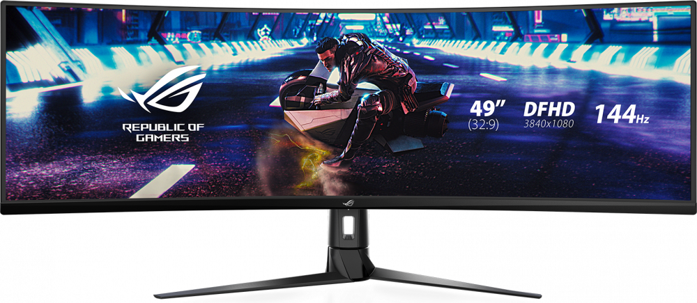 Монитор Asus 49" ROG Strix XG49VQ 3840x1080 VA WLED 144Гц 4ms FreeSync2 HDMI DisplayPort