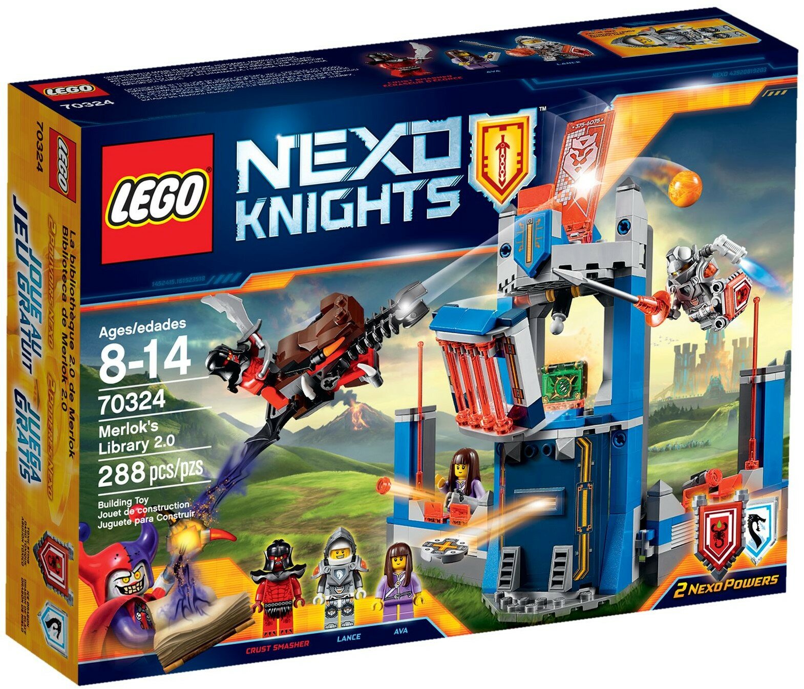 Lego 70324 Nexo Knights Библиотека Мэрлока 2.0