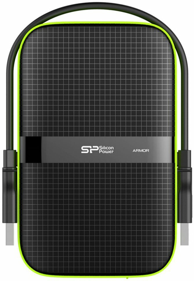 Внешний жесткий диск 2Tb Silicon Power Armor A60 Black (SP020TBPHDA60S3K)