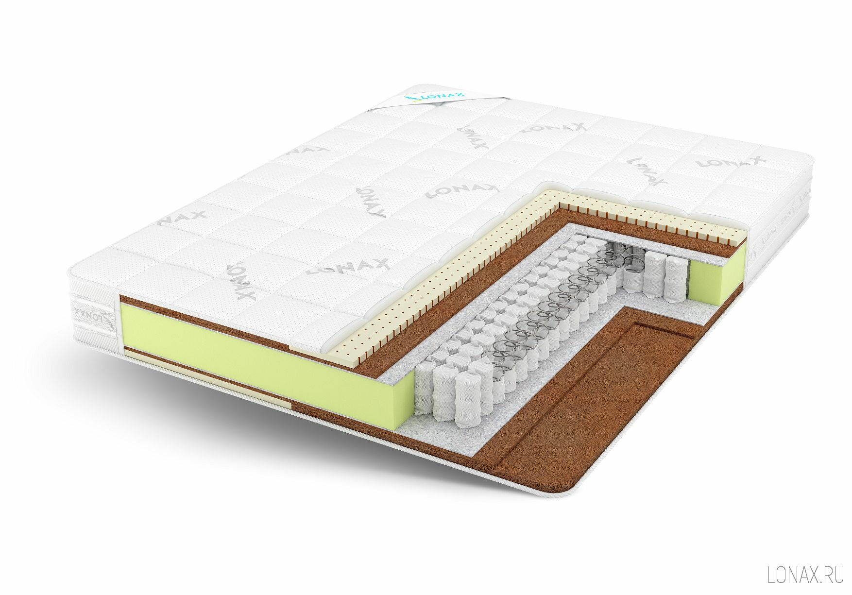 Матрас Lonax Duet Cocos-Medium TFK 155x200