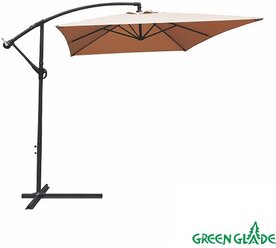 Зонт садовый Green Glade 6403, 300 см (с основанием, штанга 48 мм)