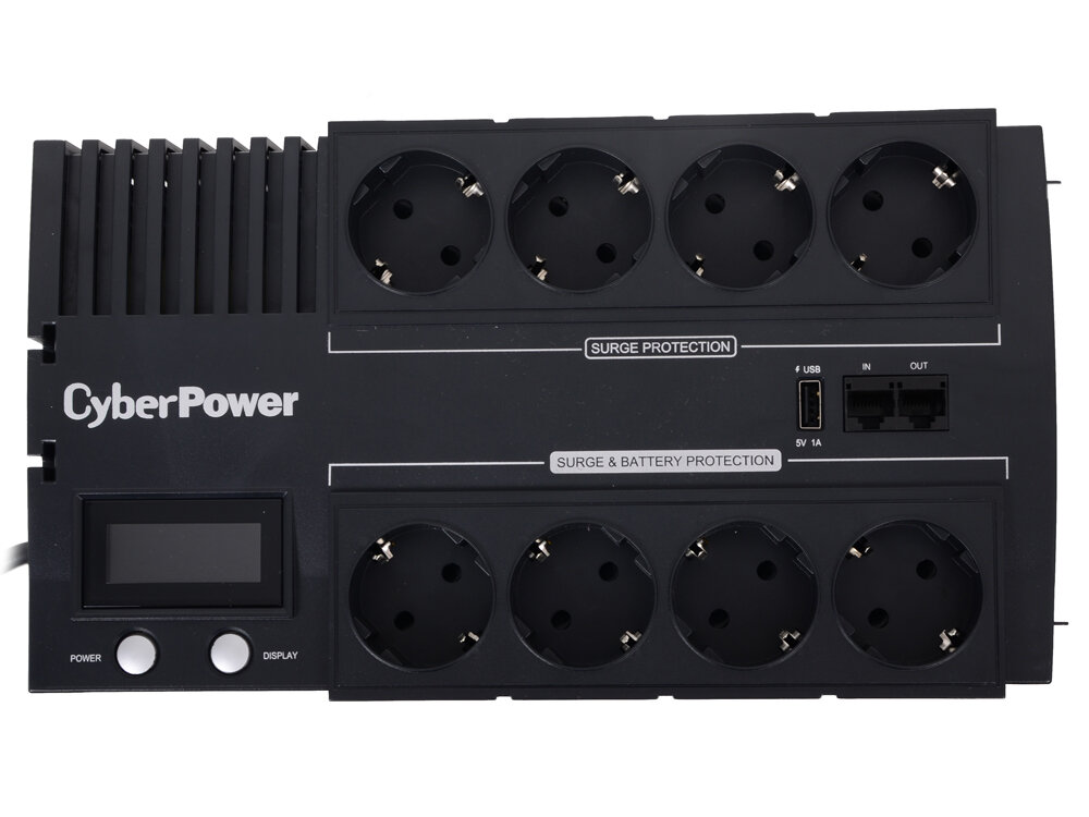  CyberPower BR1200ELCD 1200VA/720W USB/RJ11/45 (4+4 EURO)