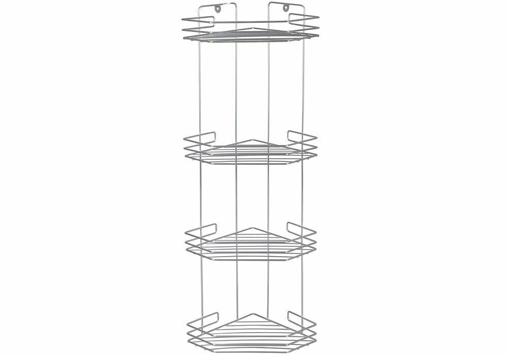 RUS-385063-4 Полка для ванной 4-х ярусная угловая, Rosenberg