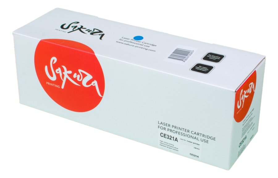 Картридж SAKURA CE321A для HP Color LJ PRO CP1525N/CP1525NW, синий, 1300 к.