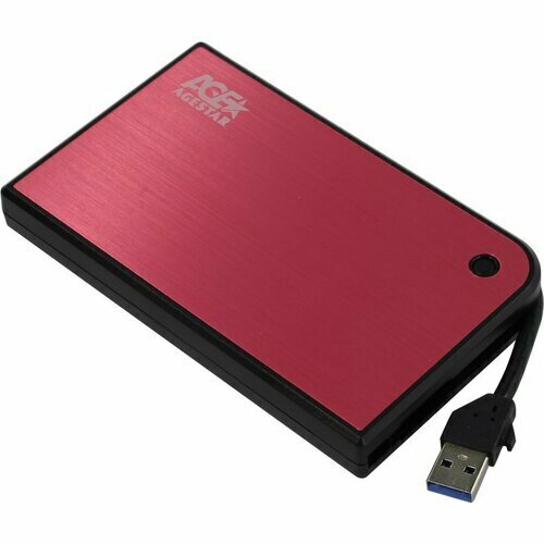 Бокс для SSD или HDD 2.5" Agestar 3UB2A14-Red