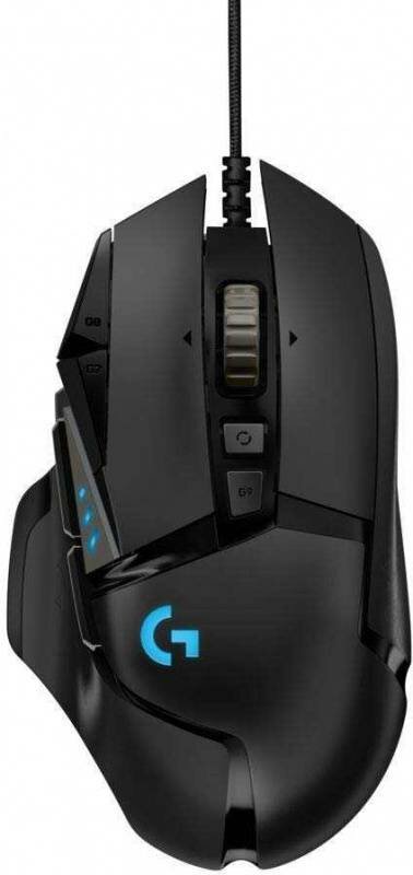 Мышь Logitech G502 RGB Tunable HERO, черный (910-005470)