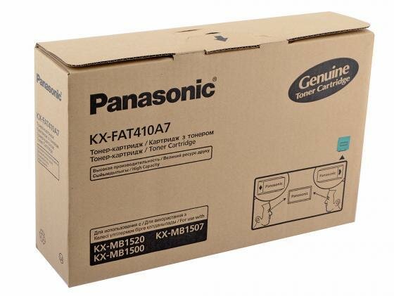 Тонер-картридж Panasonic KX-FAT410A7, черный