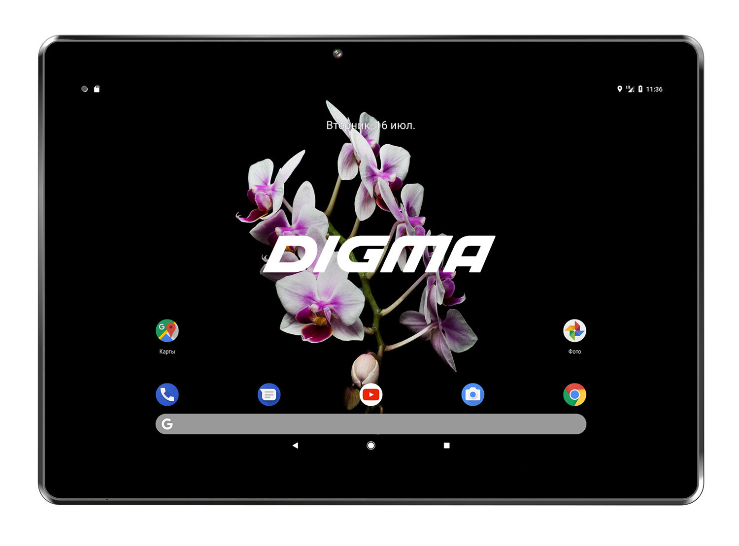 Планшет Digma CITI 1593 3G MTK8321 (1.3) 4C/RAM3Gb/ROM32Gb 10.1" IPS 1280x800/3G/Android 9.0/черный/