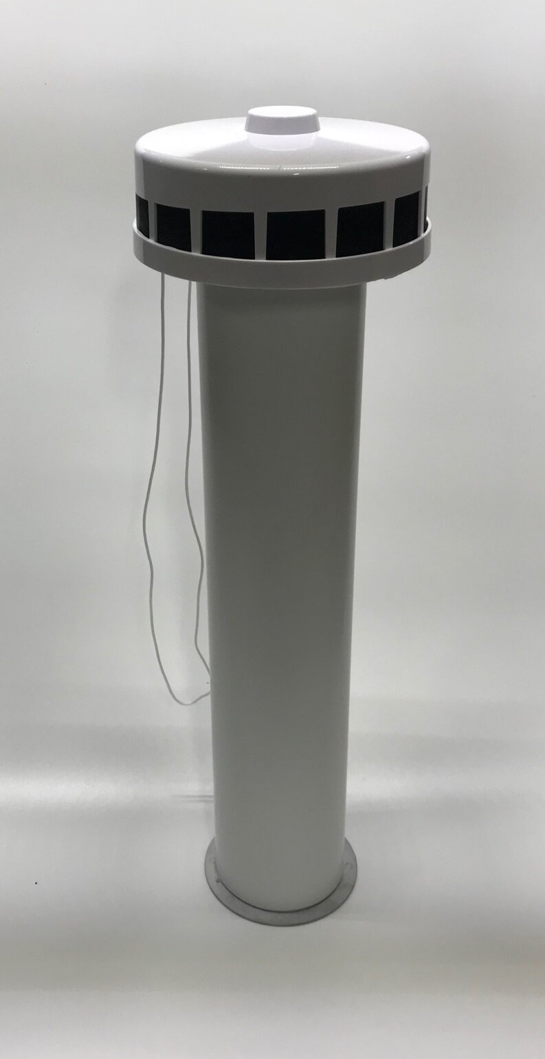 Клапан Инфильтрации Воздуха Airone КИВ 100 0.5м с антивандальной решеткой - фотография № 1