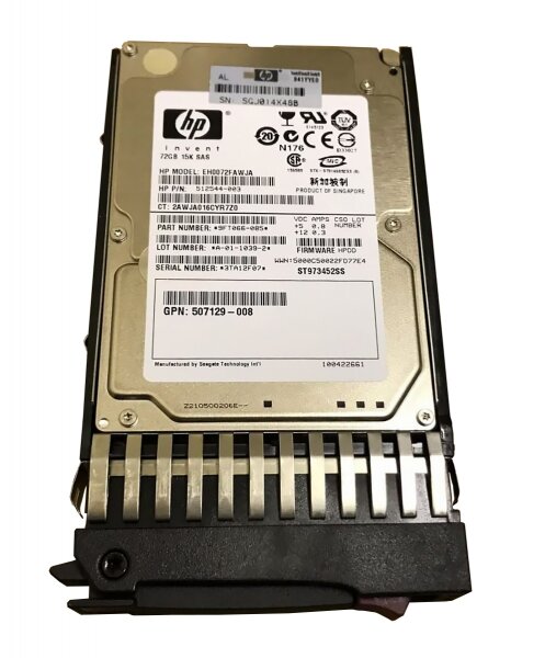   HP 537821-001 72Gb SAS 2,5" HDD