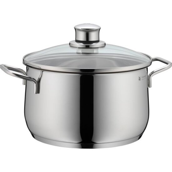 фото Кастрюля Wmf высокая с крышкой 20 см DIADEM PLUS Cromargan 18/10 нержавеющая сталь 07.3421.6040