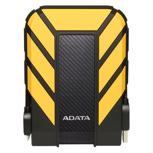 Внешний диск HDD A-Data DashDrive Durable HD710Pro, 1ТБ, черный/желтый [ahd710p-1tu31-cyl]