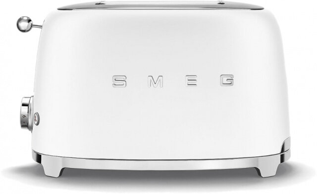 Тостер Smeg (TSF01WHMEU) на 2 ломтика (White Matte)