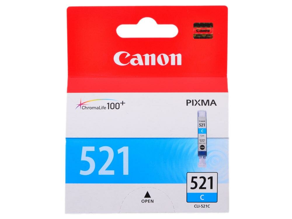 Картридж Canon CLI-521C CLI-521C CLI-521C CLI-521C 446стр Голубой