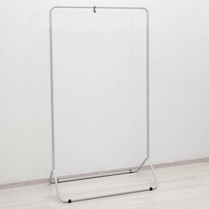 Вешалка гардеробная «Радуга», 82,5×42×150 см, цвет серый - фотография № 1