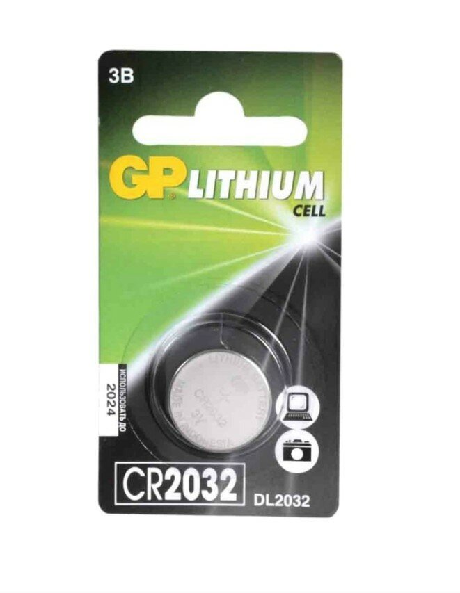 Батарейка GP Lithium Cell CR2032, 1 шт.