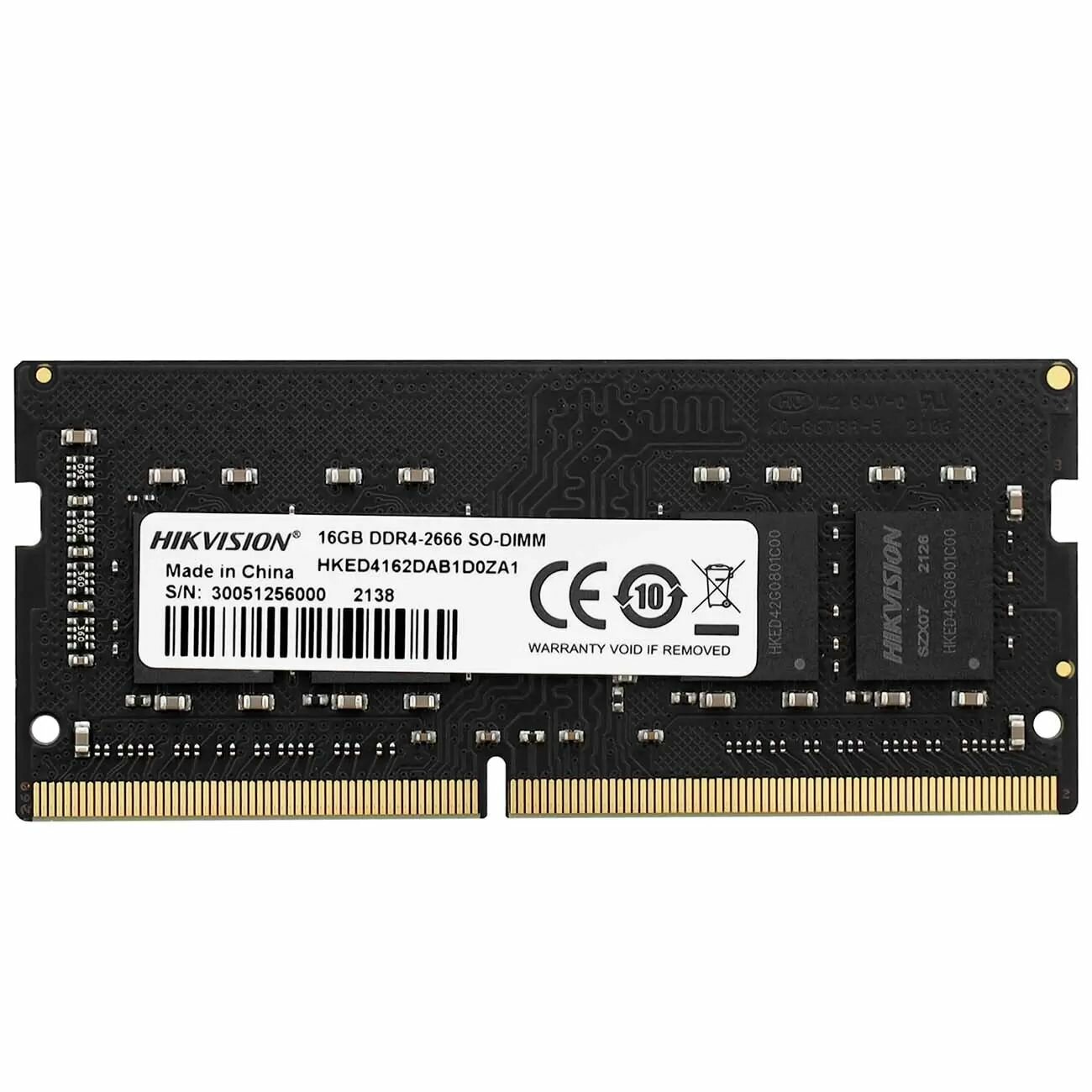 Память оперативная DDR4 HikVision 16Gb 2666MHz (HKED4162DAB1D0ZA1/16G)