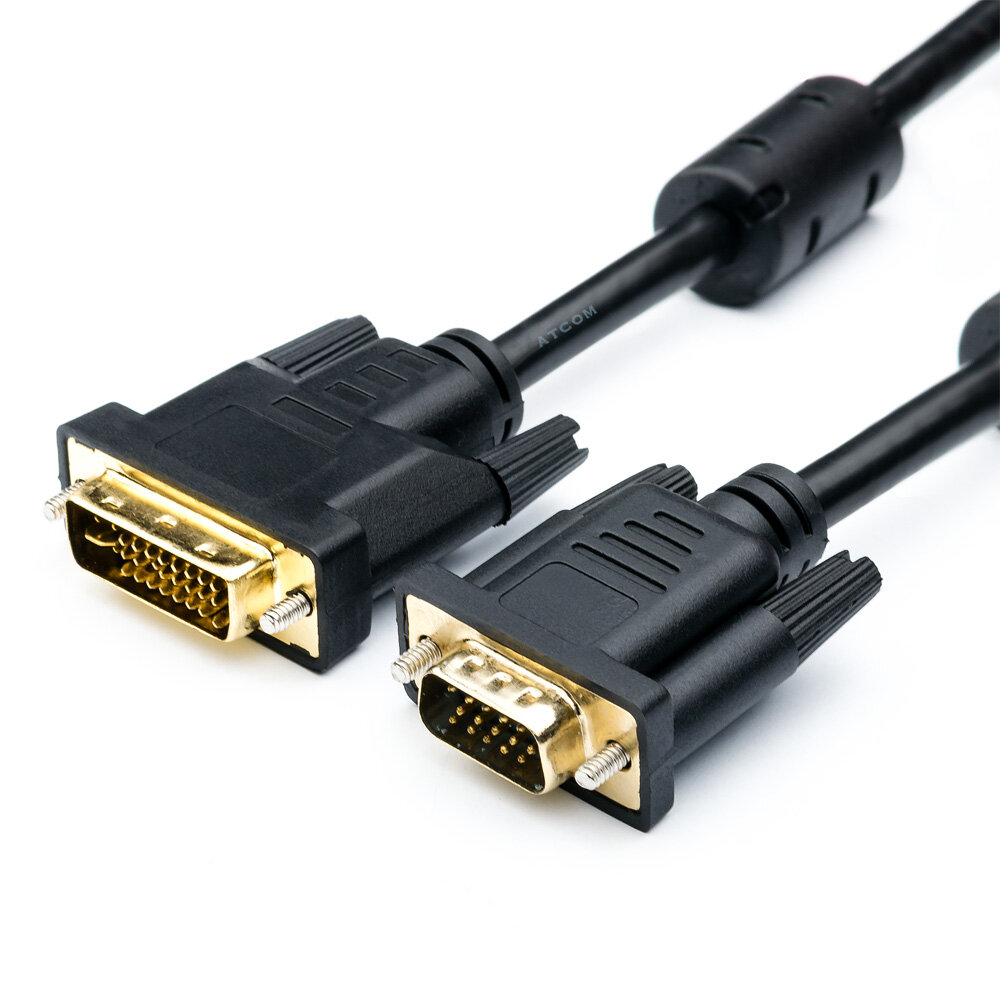 Кабель Atcom DVI - VGA 1.8м AT6143