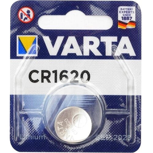 Батарейка CR1620 3В литиевая Varta в блистере 1шт.