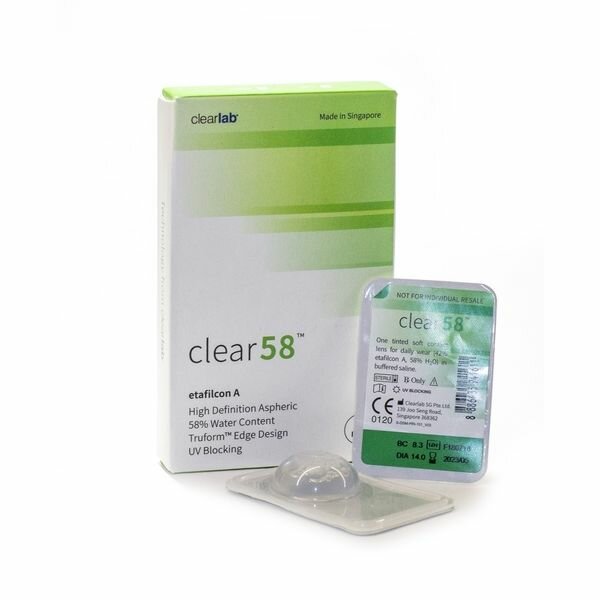   ClearLab Clear 58 (8.3/-4,00) 6